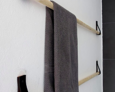 DIY | Des portes-serviettes design avec une vieille ceinture