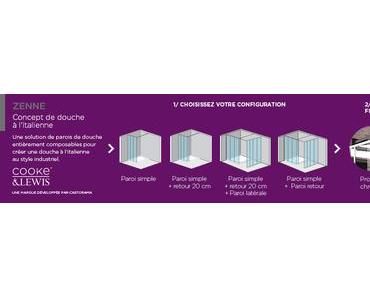 Crush | Une paroi de douche modulable au look industriel
