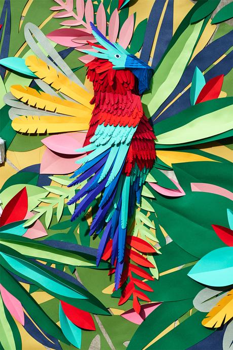 mlle-hipolyte-animal-paper-wall-installation-designboom-03