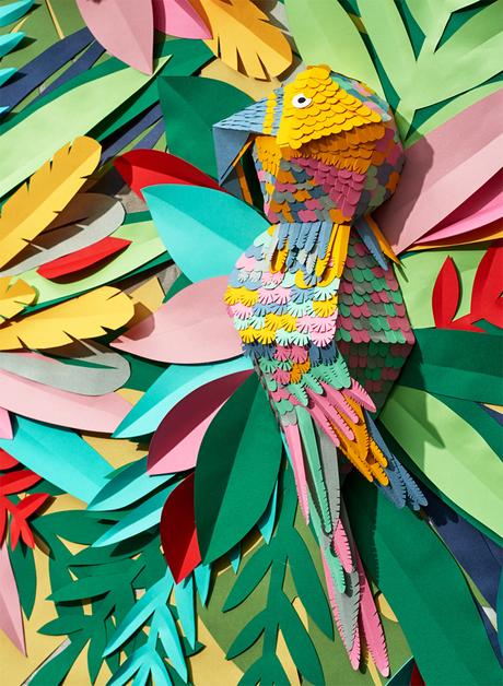 mlle-hipolyte-animal-paper-wall-installation-designboom-05