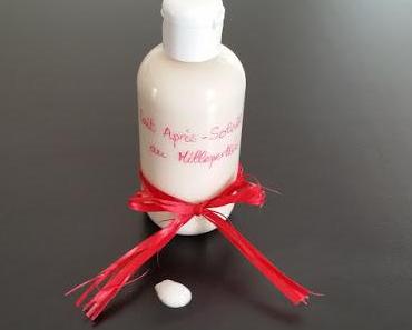 Lait Réparateur Après-Soleil au Macérat de Millepertuis Maison sur Huile d'Olive Vierge Bio