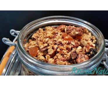 Granola Maison aux Noix, Graines Bio, Fruits Secs et Sirop d'Erable : un Délice pour le Petit-Déjeuner !