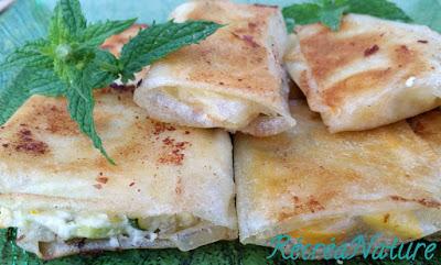 Recette Facile pour une Entrée Gourmande avec les Produits du Jardin : Bricks aux Courgettes, à la Feta et au Thym Citron