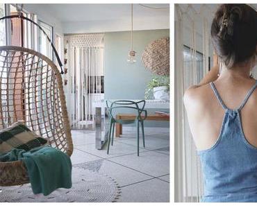 DIY : J’ai réalisé un rideau en macramé chez moi (tuto inside)