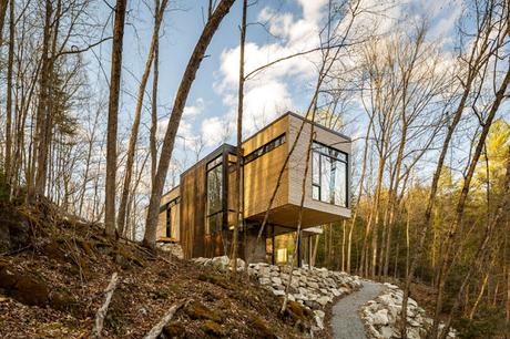 QUAND UNE MAISON-CUBE LANCE L'APPEL DE LA FORÊT !