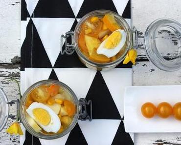 Dans ma cuisine / Salades chromatiques : yellow salad /