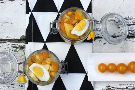 Salades chromatiques / Yellow salad / Photos Atelier  rue verte, le blog /