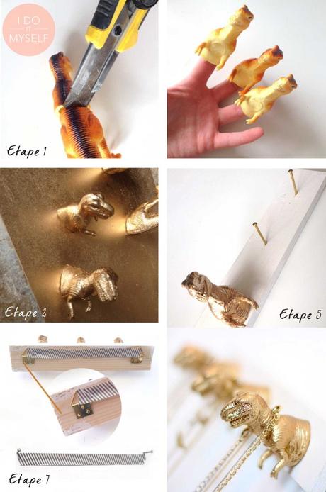 DIY porte collier