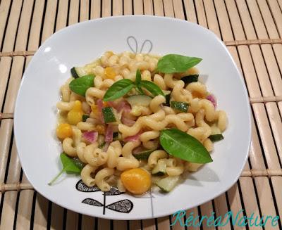 Serpentini OnePotPasta aux Courgettes, Pistou et Tomates Cerises Bio du Jardin