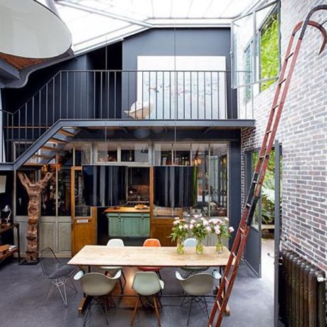 Un atelier transformé en habitation Marie Claire maison via Nat et nature Sem 40_2015 sur les blogs déco