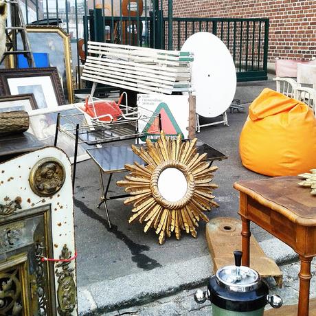 Miroir soleil / Brocante Amiens / Octobre 2015 / Photos Atelier rue verte /