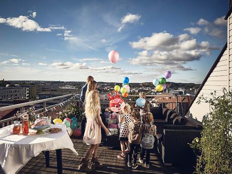 Göteborg / Un appartement avec une terrasse sur le toit /