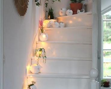 My home / Mon calendrier de l'Avent, en place dans l'escalier /