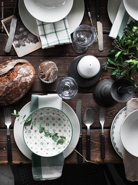 Noël 2015 / Inspirations #12 / Une table rustique /