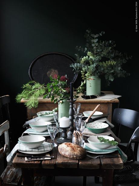 Noël 2015 / Inspirations #12 / Une table rustique /