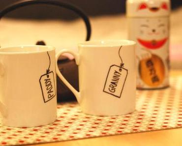 {DIY} Duo de mugs faits mains pour offrir à Noël