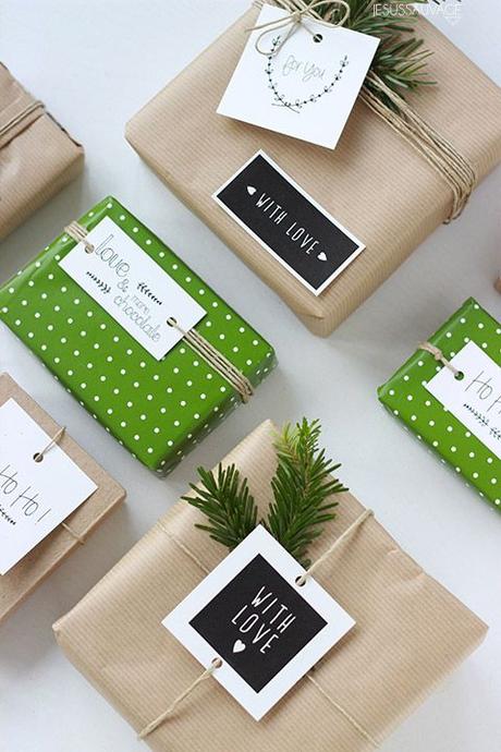Emballages et étiquettes stylés pour vos cadeaux