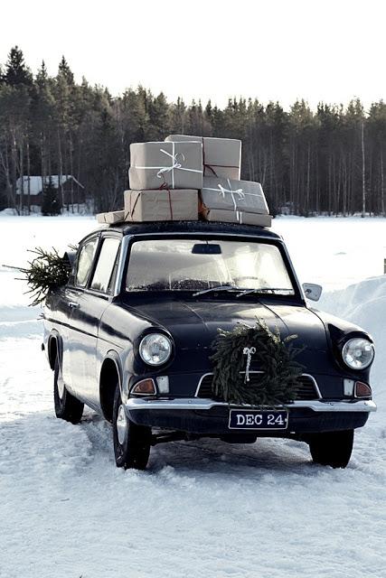 Noël 2015 / Inspirations #17 / Voiture de Noël bien chargée /