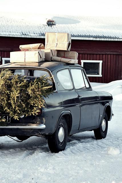 Noël 2015 / Inspirations #17 / Voiture de Noël bien chargée /