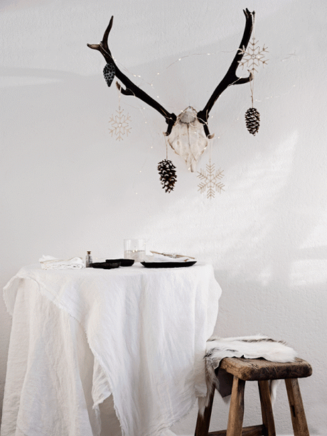 Noël 2015 / Inspirations #18 / Une table en lin par Kay Line  /