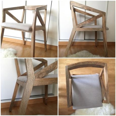 mon coin lecture fauteuil bois massif style scandinave