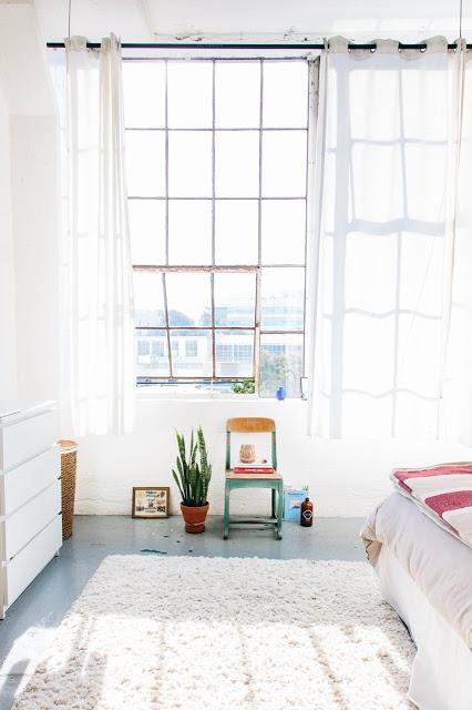 Californie / Un loft lumineux dans une ancienne usine /