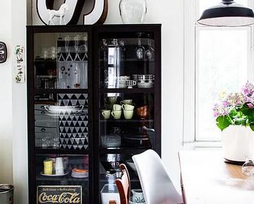 Zoom sur le vaisselier