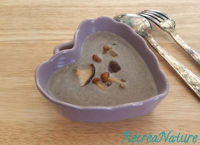 Velouté Crémeux de Champignons de Paris à la Moutarde pour la Saint-Valentin