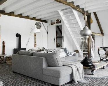 Une ferme de 1895 à la décoration ethnique