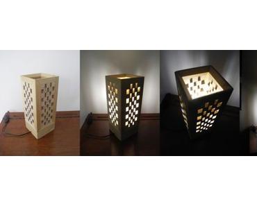 Luminaires en bois made in France chez Etsy