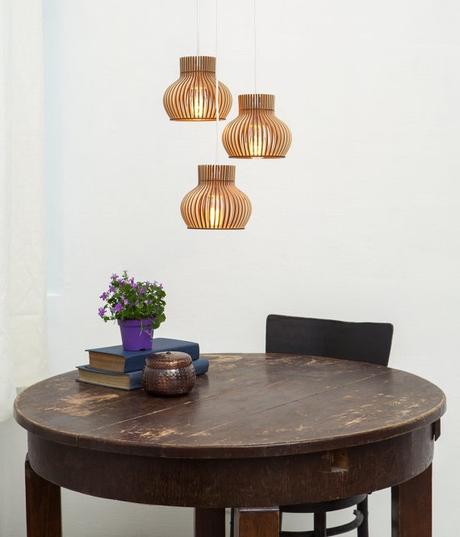 lampe bois scandinave