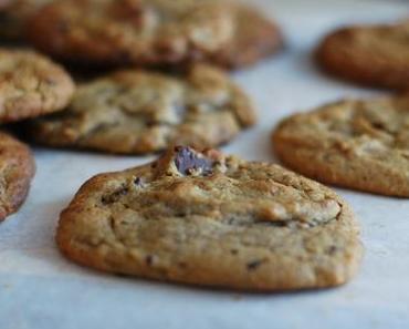 {Cuisine} Cookies au beurre de cacahuète et pépites de chocolat (une bombe !)
