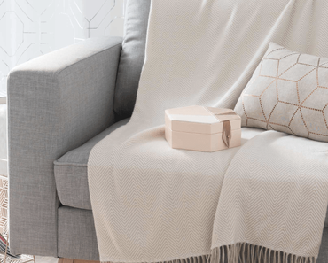 Crush : porte-revues cuivré et graphique