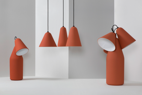 Lampe a poser en terre cuite - Collection Terracotta - Tomas Kral product design studio