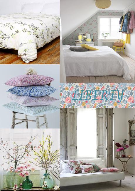 Le style Liberty et les fleurs en mode et en déco