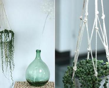 DIY : un macramé pour suspendre ma jolie plante