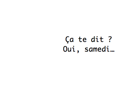 CLIN D'OEIL MALICIEUX AUX PETITS MOTS DE BERENICE...