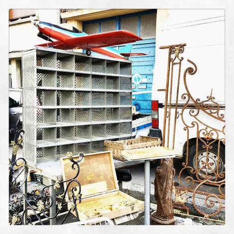 Meuble tri postal / Brocante d'Amiens, avril 2016 / Photos Atelier rue verte /