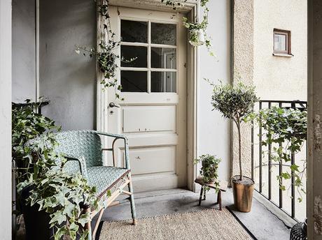 Suède / Un mini-balcon dans la chambre /