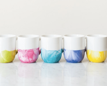 DIY : Effet marbré coloré avec du vernis à ongles