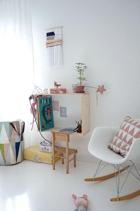 DIY : Le bureau mural en niche pour la mini