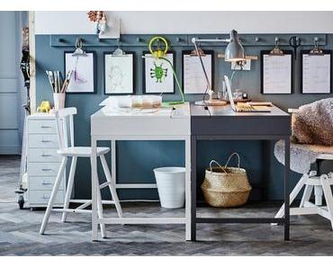 Un bureau dans le salon