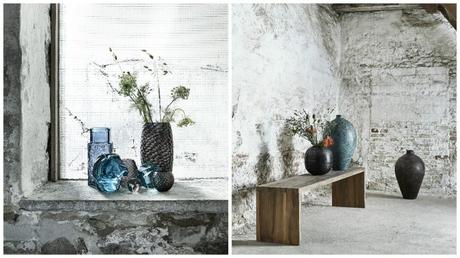 vases-couleur-verre-noir-interieur brut-wabi sabi-naturel