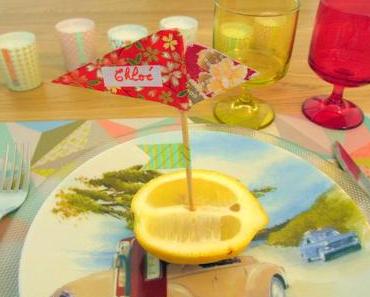 DIY #4 : un marque place citron en forme de barque