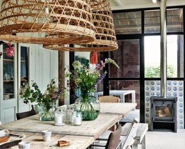 Atmosphère printanière dans une ferme rénovée