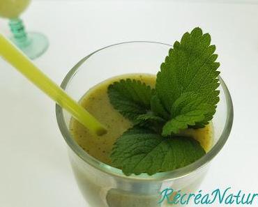 Smoothie Vert à la Mélisse du Jardin