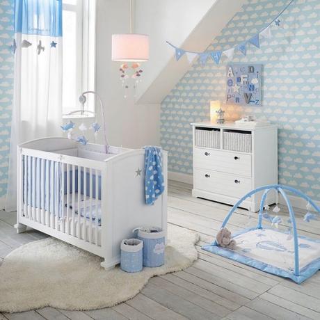 Idée déco chambre garçon bébé étoile