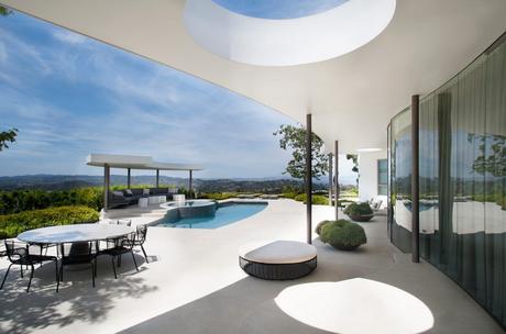 Une maison ronde par Dennis Gibbens Architects Berverly Hills