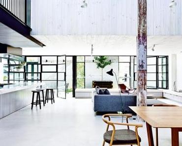 Chocolaterie australienne devenue loft lumineux