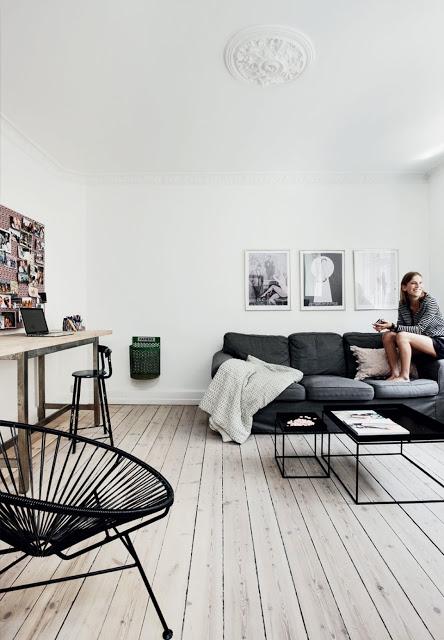 Copenhague / Un appartement d'inspiration française /
